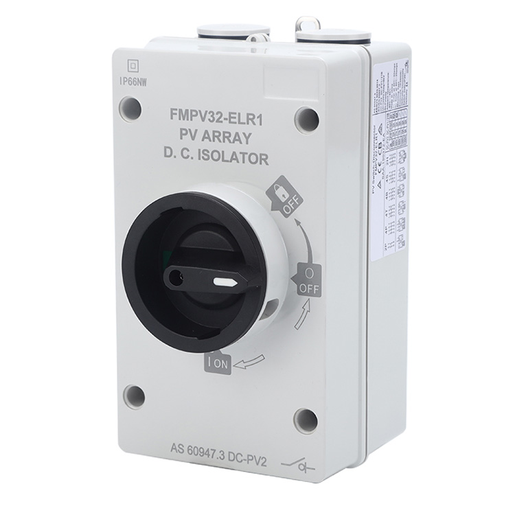 Ip66 ዲሲ የውሃ መከላከያ Isolator መቀየሪያ ከአየር ቫልቭ ጋር